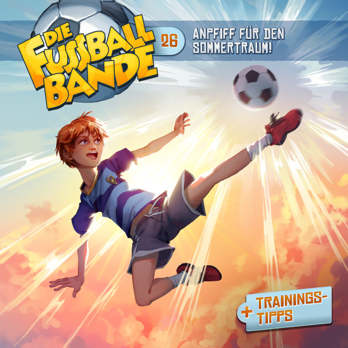 Leon spielt den Fußball